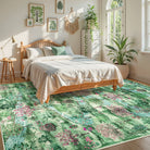 Vernay Washable Forest Woodland Green Rug Area Rugs Lahome
