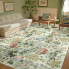 Vernay Washable Forest Woodland Light Green Rug Area Rugs Lahome