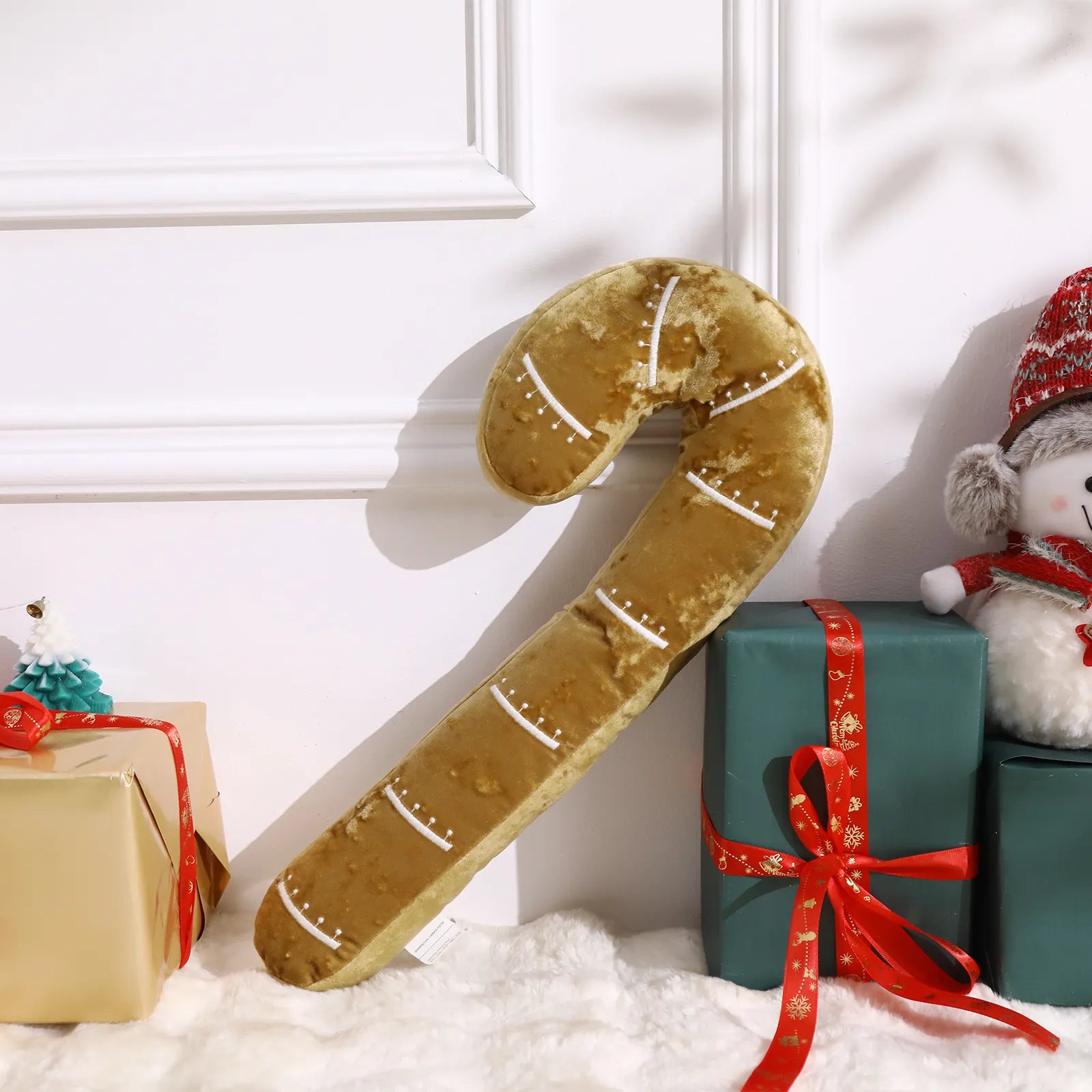 Anouk Christmas Stocking Plush Pillow Pillow Lahome 20.5' x 9.1'