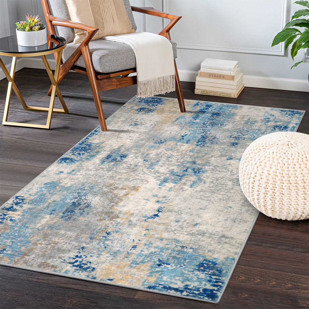 Lahome Modern Abstract Area Rug