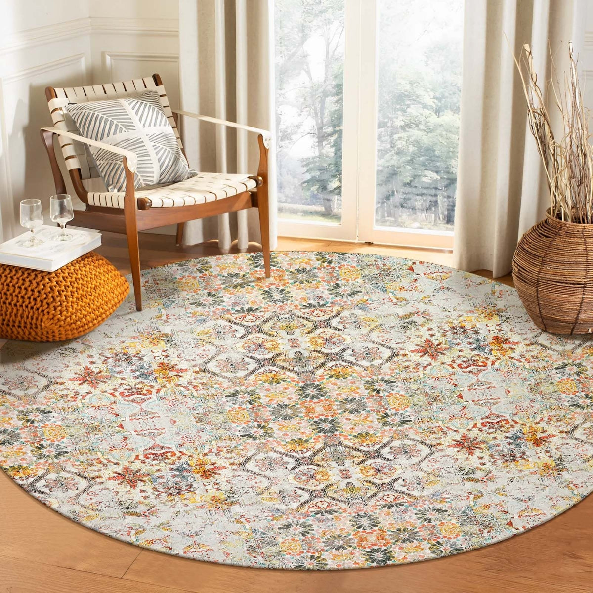 Floral area outlet rugs