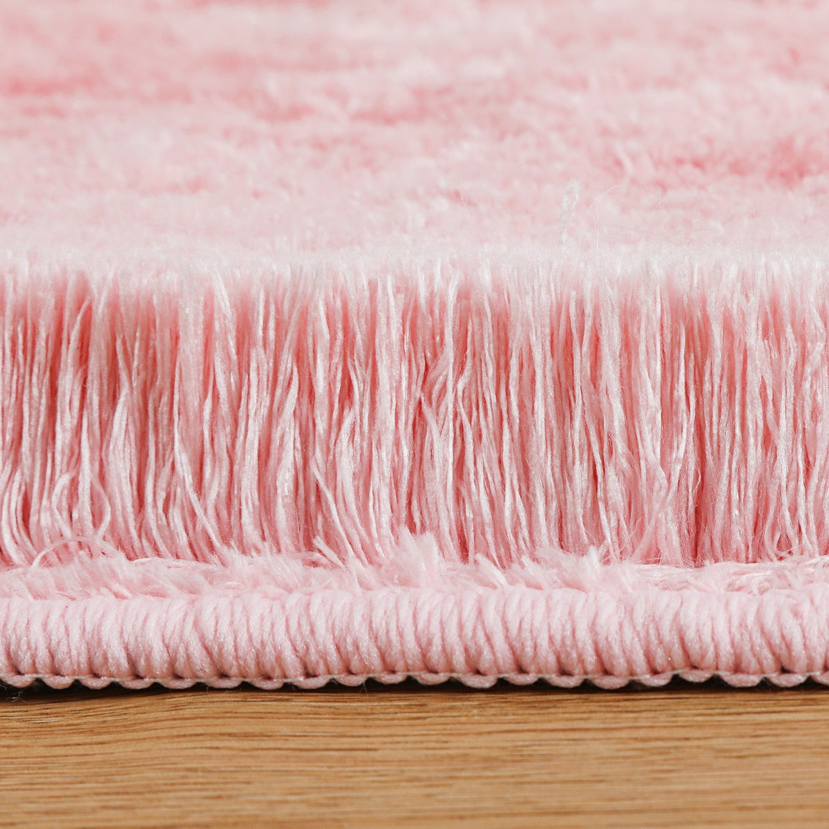 Ciel Ultra Soft Non-Shedding Pink Fluffy Fuzzy Rug