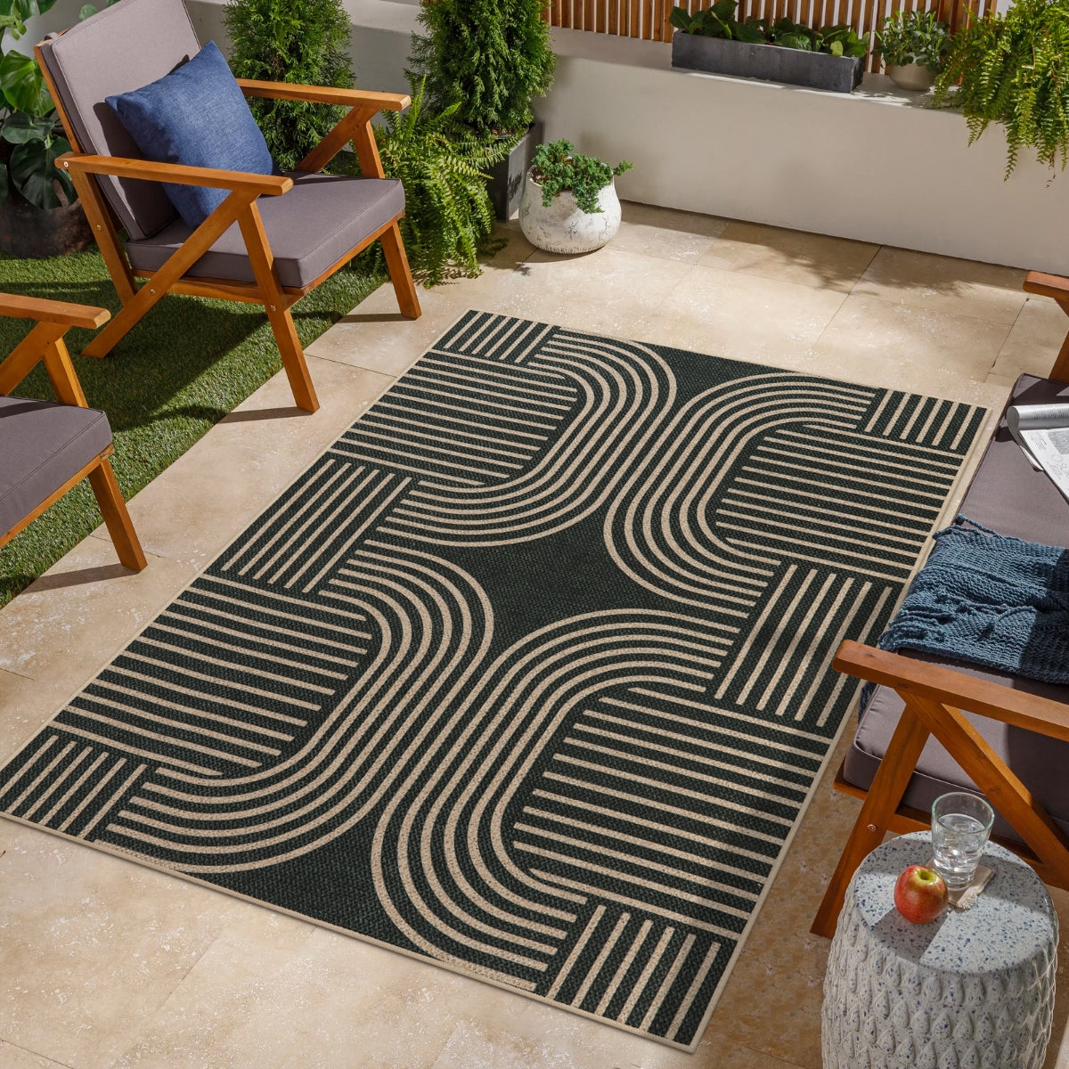 Modern Geometric Rug