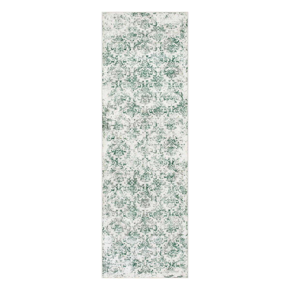 Esme Transitional Paisley Palace Floral Green Area Rug