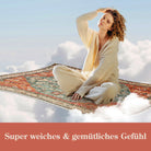 Felice Boho Tribal Rostrot Waschbarer Teppich Area Rugs Lahome