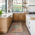 Felice Boho Tribal Rostrot Waschbarer Teppich Area Rugs Lahome