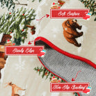 Gabriel Christmas Washable Cottage Lights Forest Animals Beige Rug Area Rugs Lahome