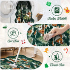 Gabriel Christmas Washable Cottage Lights Forest Animals Green Rug Area Rugs Lahome