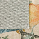 Jardina Washable Vintage Botanical Birds Green Rug Area Rugs Lahome