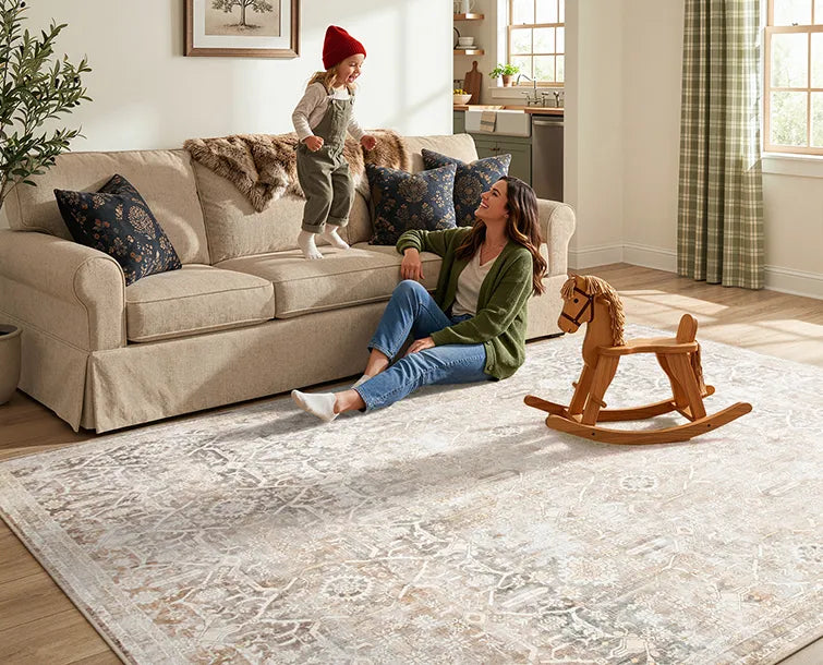 Washable Rugs | Machine-Washable, Non-Slip & Stain-resistant - Lahome