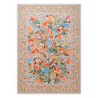 Alma Washable Modern Natural Botanical Floral Colorful Rug Area Rugs Lahome