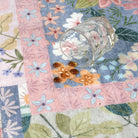 Amour Washable Boho Patchwork Floral Pink Rug Rugs Lahome
