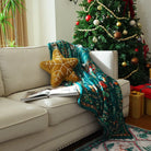 Apogee Christmas Star Shape Plush Pillow Pillow Lahome