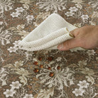 Arbore Washable Boho Vintage Floral Brown Rug Area Rugs Lahome