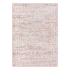 Aube Washable Traditional Floral Pink Rug Area Rugs Lahome