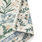 Beline Washable Boho Modern Garden Floral Green Throw Blanket Blanket Lahome