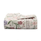 Beline Washable Boho Modern Garden Floral Purple Throw Blanket Blanket Lahome