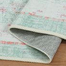 Camee Washable Vintage Medallion Sage Green Rug Area Rugs Lahome
