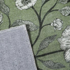 Dorval Washable Vintage Woodland Olive Green Rug Area Rugs Lahome