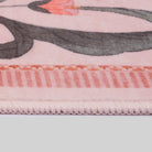 Eira Washable Vintage Floral Medallion Pink Rug Rugs Lahome