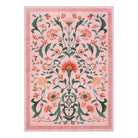 Eira Washable Vintage Floral Medallion Pink Rug Rugs Lahome 8' x 10'