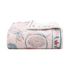 Fernel Washable Vintage Traditional Floral Pink Throw Blanket Blanket Lahome