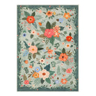 Fleurin Washable Floral Garden Green Rug Area Rugs Lahome