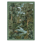 Foret Washable Vintage Forest Woodland Green Rug Area Rugs Lahome