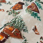 Gabriel Christmas Washable Cottage Lights Forest Animals Beige Rug Area Rugs Lahome
