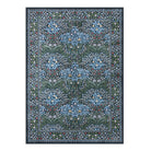 Giverny Washable Maximalism Vintage French Floral Blue Rug Rugs Lahome