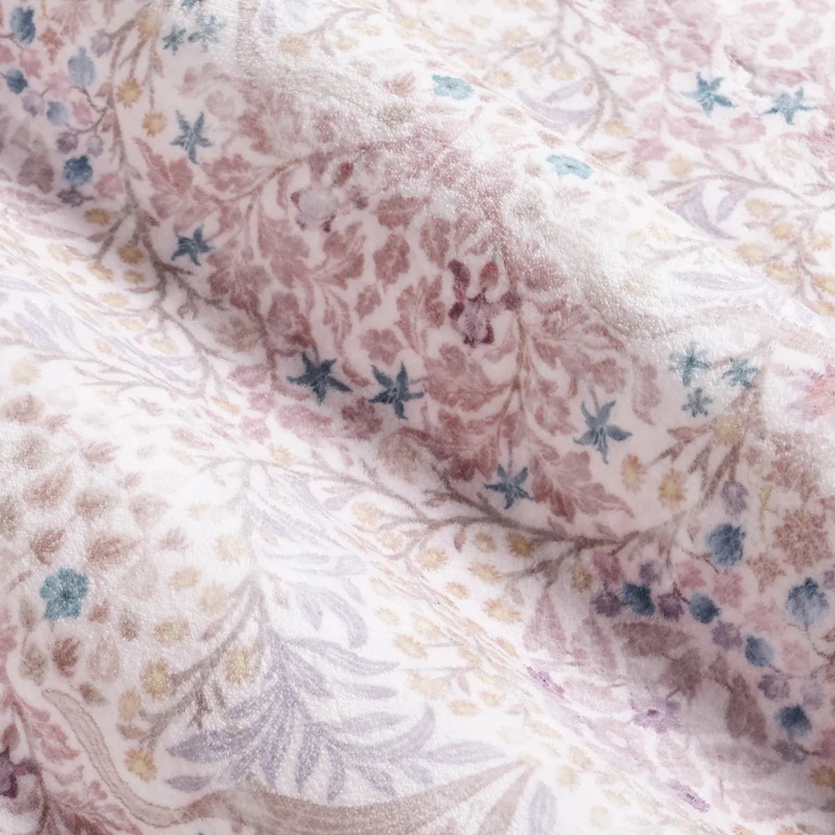 Giverny Washable Maximalism Vintage French Floral Pink Rug Rugs Lahome