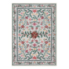 Ivan Christmas Washable Boho Modern Parisian Garden Floral Ivory Rug Area Rugs Lahome