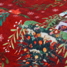 Laure Christmas Washable Garland Santa Sleigh Red Rug Area Rugs Lahome
