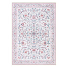 Lorevie Washable Boho vintage Garden Floral Pink Rug Rugs Lahome