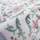 Lorevie Washable Boho vintage Garden Floral Purple Rug Rugs Lahome