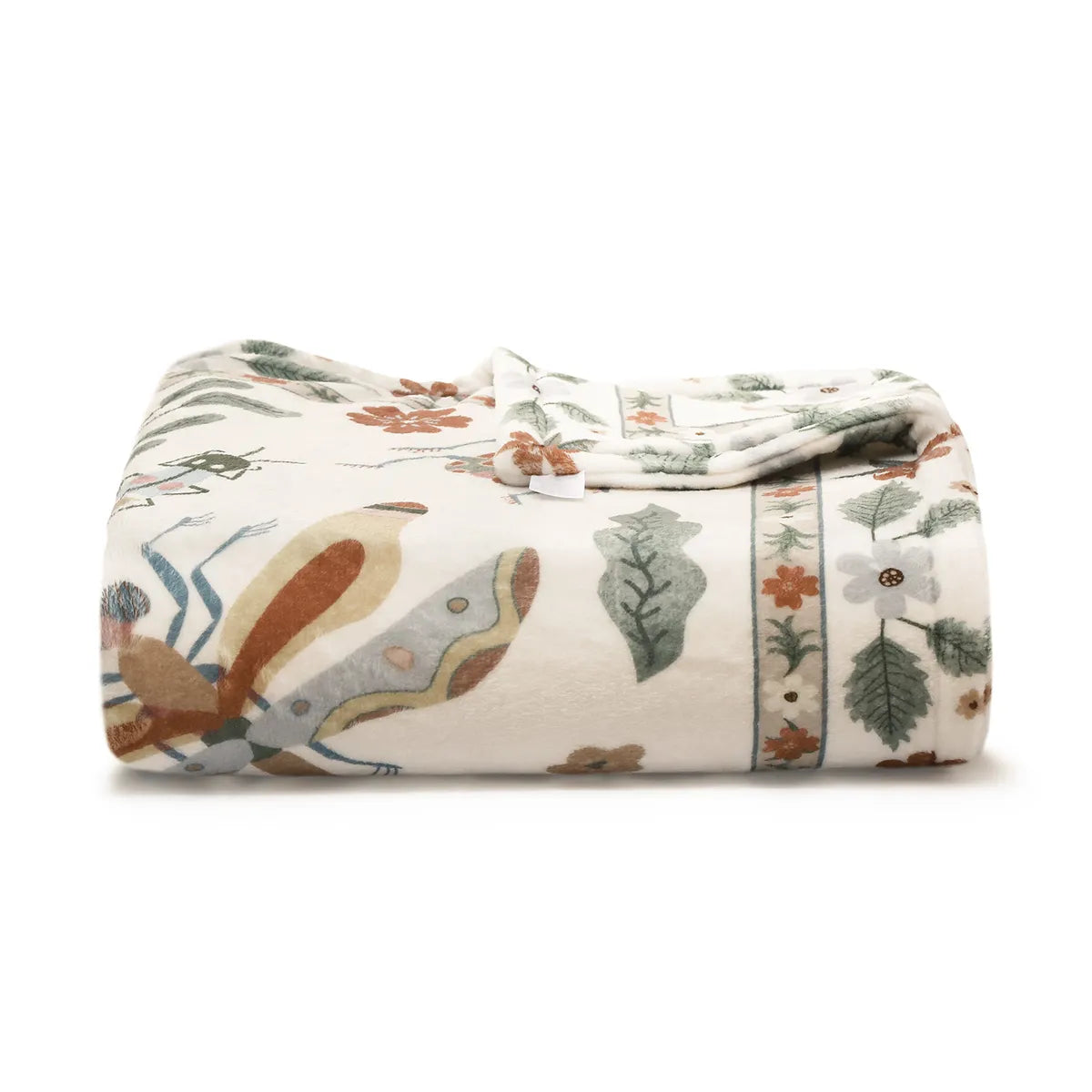 Lunelle Washable Modern Insect Beige Throw Blanket Blanket Lahome