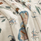 Lunelle Washable Modern Insect Beige Throw Blanket Blanket Lahome