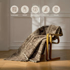 Margot Washable Vintage Distressed Brown Rug Area Rugs Lahome