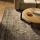 Margot Washable Vintage Distressed Brown Rug Area Rugs Lahome