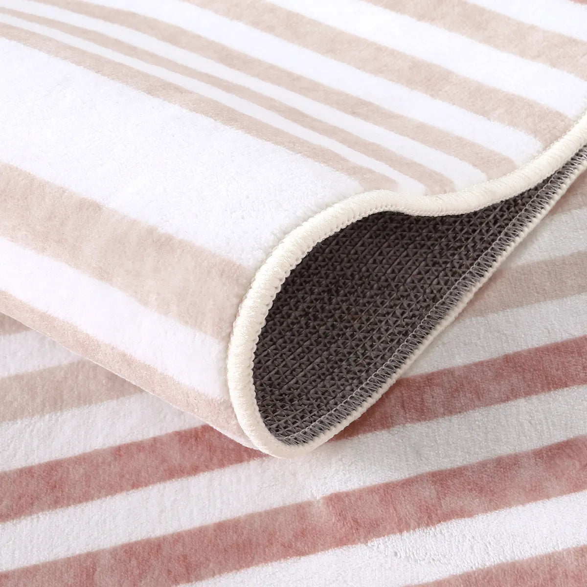 Namia Washable Modern Arch Stripe Pink Rug Rugs Lahome