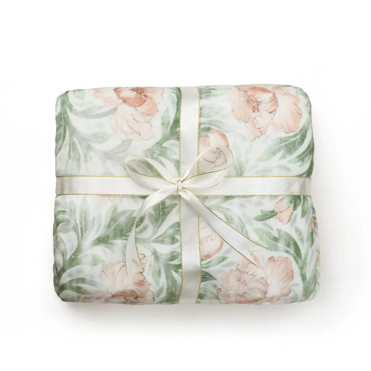 Nerel Washable Washable Vintage Floral Green Throw Blanket Blanket Lahome 50" x 60"