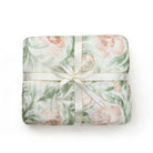 Nerel Washable Washable Vintage Floral Green Throw Blanket Blanket Lahome 50" x 60"