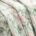 Nerel Washable Washable Vintage Floral Green Throw Blanket Blanket Lahome