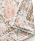 Nerel Washable Washable Vintage Floral Pink Throw Blanket Blanket Lahome