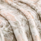 Nerel Washable Washable Vintage Floral Pink Throw Blanket Blanket Lahome