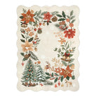 Nicolas Christmas Washable Floral Bell Beige Rug Area Rugs Lahome