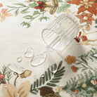 Nicolas Christmas Washable Floral Bell Beige Rug Area Rugs Lahome