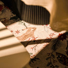 Olivier Christmas Washable Tree and Santa Beige Rug Area Rugs Lahome