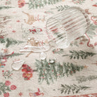 Olivier Christmas Washable Tree and Santa Beige Rug Area Rugs Lahome