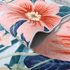 Ondine Washable Modern Botanical Floral Blue Rug Rugs Lahome